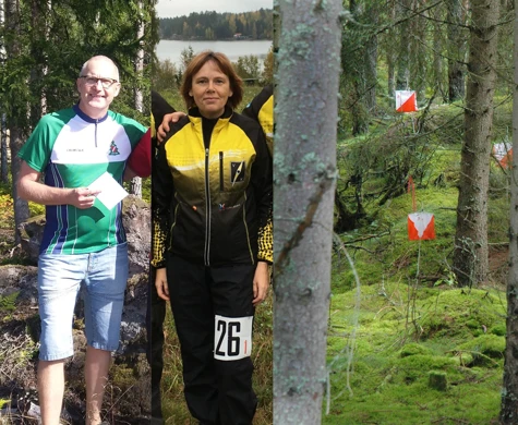 Till vänster Owe Andersson och Karin Bödecs. Till höger tre preo-kontroller.
