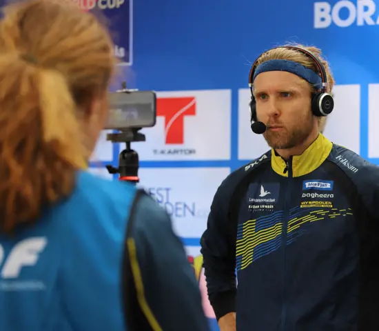 Intervju med Gustav Bergman under världscupen i Borås 2022