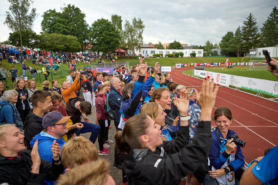 Friidrottsarenan där målet var beläget Foto: Petr Háp