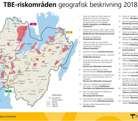 TBE i västsverige