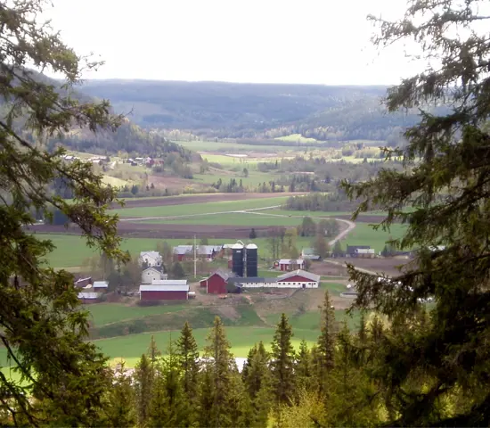 Utsikt över Lövberg-Ljustorp